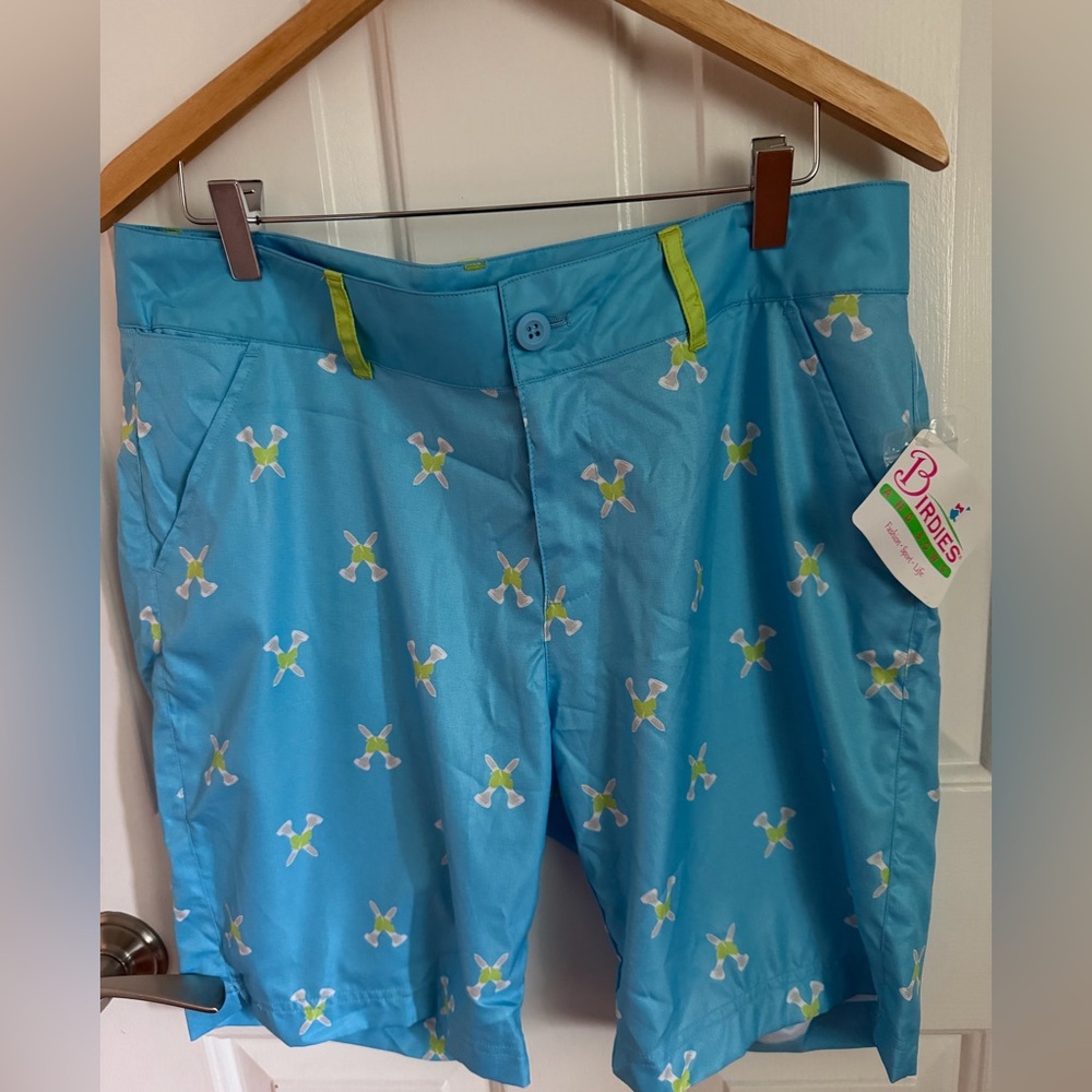 Birdies Sky Blue Golf Women's Shorts